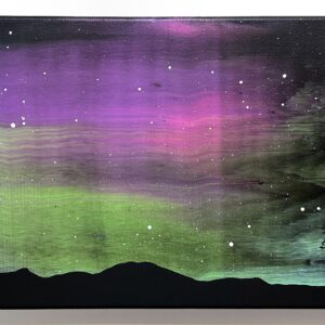 10x20” Northern Lights Landscape